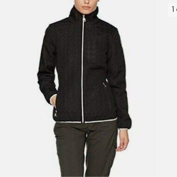 Luhta Navy Full Front Zip Hoodie Size 2 - Picture 1 of 14